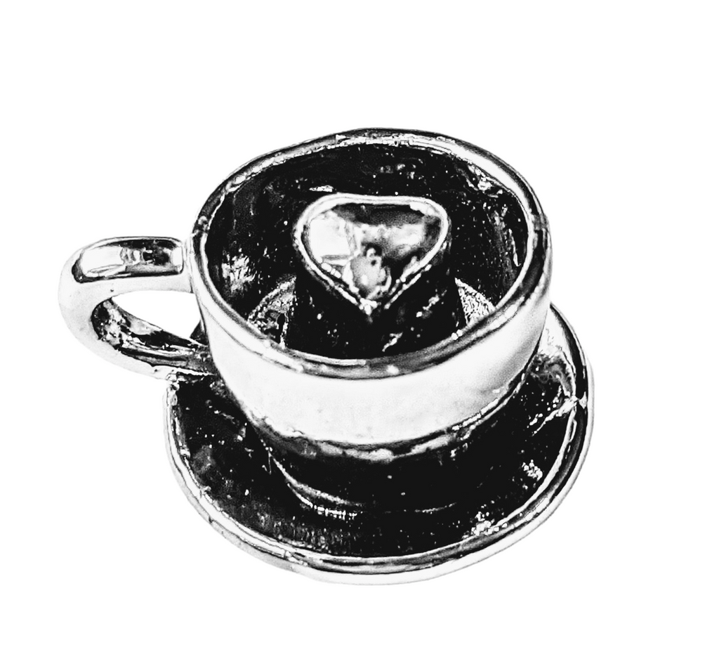 Coffee Cup Charm Pendant