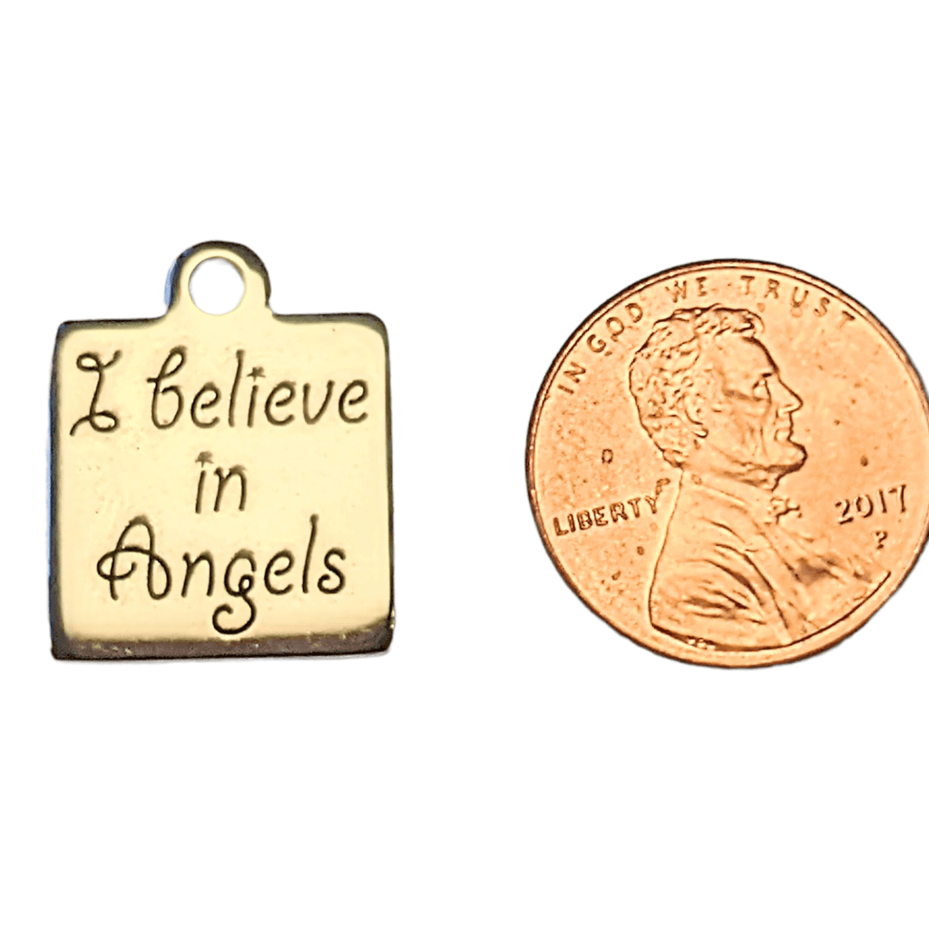 I Believe in Angels Charm