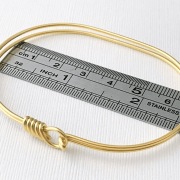 Gold Birthstone Cuff bangle