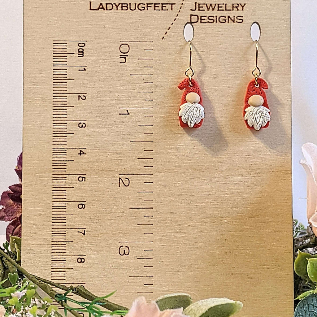 Gnome Clay hook earrings