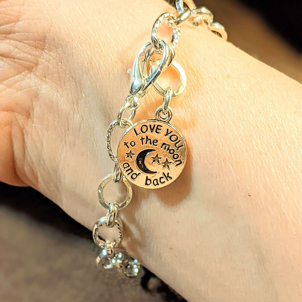 Love You to the Moon Chain Bracelet