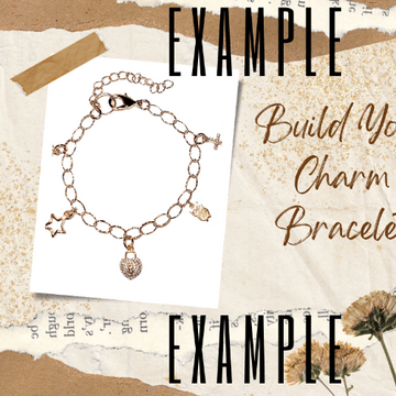 14K Gold Filled Hammered Charm Bracelet Base - D.i.y. - Build Your Charm Bracelet!