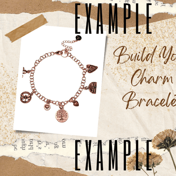 Rose Gold Small Rolo Charm Bracelet Base - D.I.Y. - BUILD YOUR CHARM BRACELET!