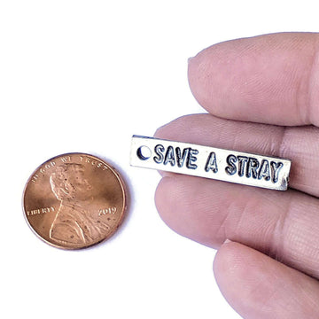 Save a Stray Tag Charm