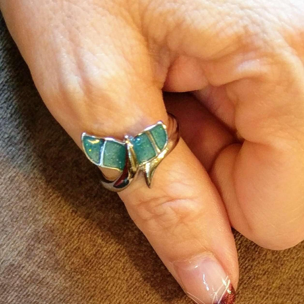 Whale Tail Ring, Mermaid Tail Ring, Dolphin Tail Ring